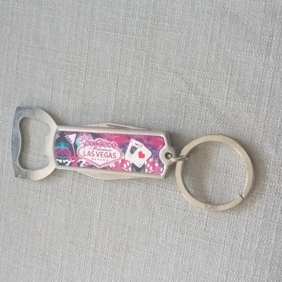 4/$15 Welcome to Fabulous Las Vegas Nevada Sign  Souvenir Multi Tool KeyRing - Picture 5 of 6